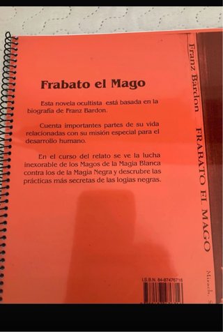 Frabato el mago novela de ocultismo