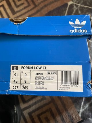 Adidas Forum Low CL Negro