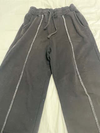 Pantalón chándal Bershka negro