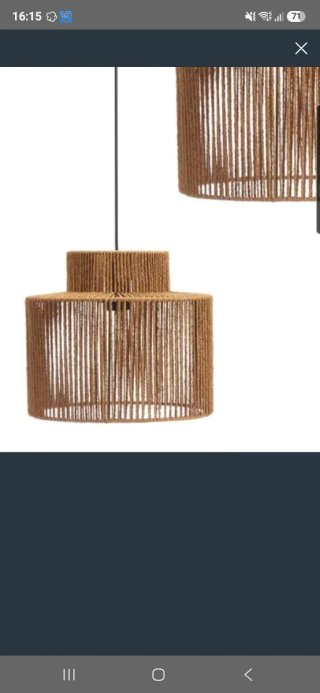 1 lampara 30cm 15€