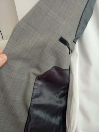 Traje gris talla 46 americana / 38 pantalón