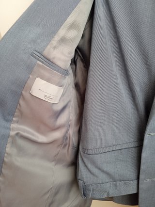 Traje gris talla 46 americana / 38 pantalón