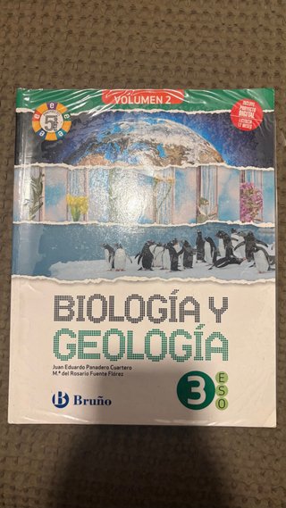 pack 3 libros Biología y geología, 3 ESO