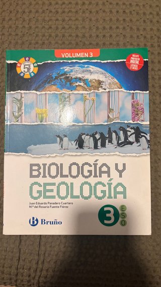 pack 3 libros Biología y geología, 3 ESO