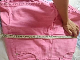 Shorts Pantalón corto vaquero Zara rosa talla 44