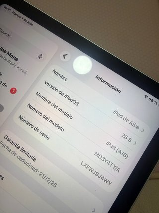 Apple iPad 11 (2025) A16 Wi-Fi 128GB Plateado