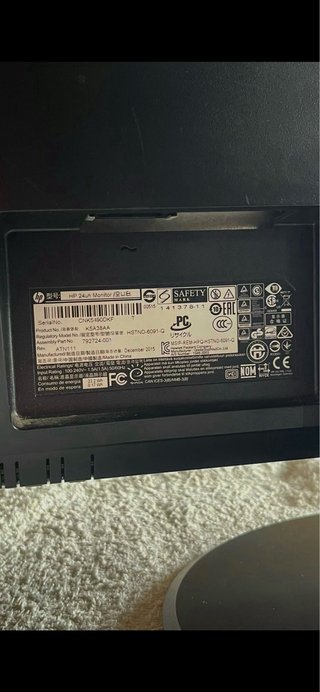 Monitor HP 24uh 24" FHD 1080p | Com cabos