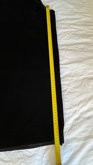 Pantalón Palazzo Terciopelo Zara Negro