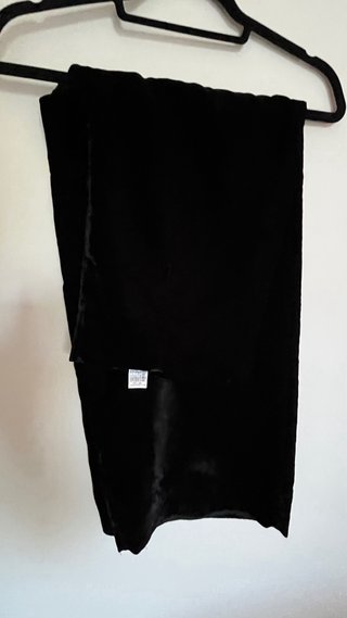 Pantalón Palazzo Terciopelo Zara Negro