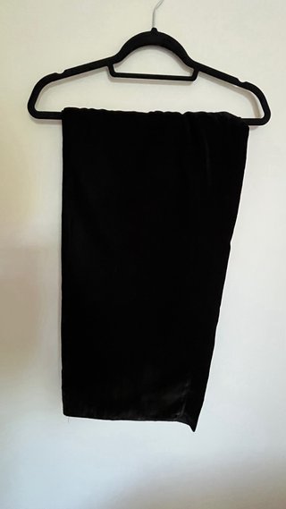 Pantalón Palazzo Terciopelo Zara Negro
