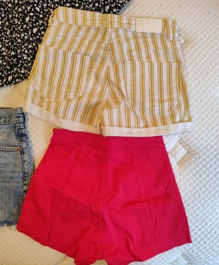 Lote Verano: Mono Rojo, Falda y Shorts T34