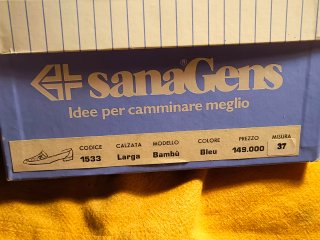 Mocassini Sanagens Blu Tg 37
