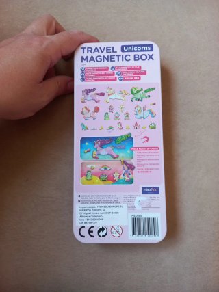 Juego Travel Magnetic Box Unicornios