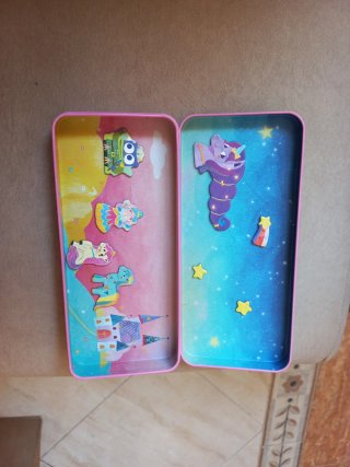 Juego Travel Magnetic Box Unicornios