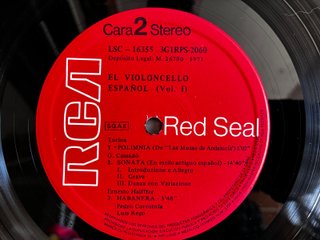 Vinilo LP El Violoncello Español Vol. I