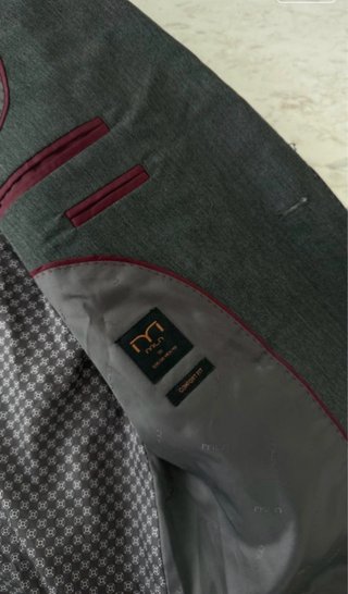 Blazer gris chaqueta americana oversize