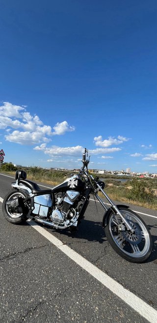 Moto Leonart Spyder Cruiser Negra/Plata