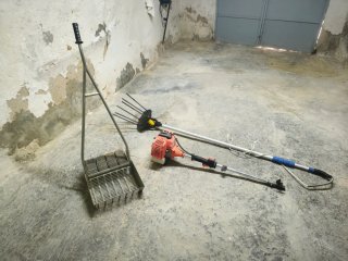 Recogedor aceitunas motor y eléctrico + motosierra