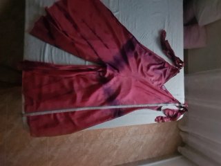Mono de seda rosa y morado