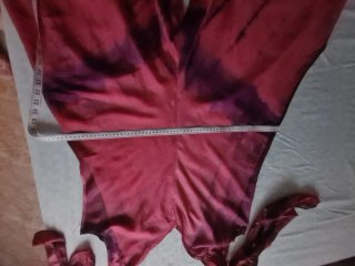 Mono de seda rosa y morado