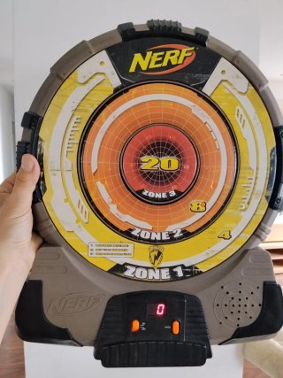 Diana electrónica Nerf con puntuación