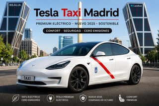 Licencia Taxi Madrid con Coche Eléctrico
