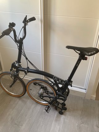 Brompton Bicicleta Custom capricho Negra