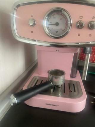 Cafetera rosa SilverCrest