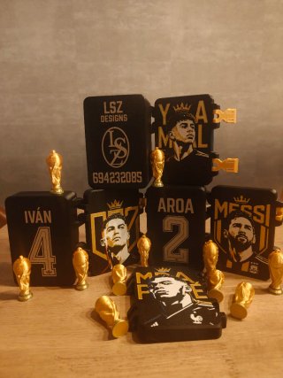 Estuche Cromos Mundial 2026 Messi CR7 Mbappé
