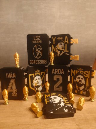 Estuche Cromos Mundial 2026 Messi CR7 Mbappé