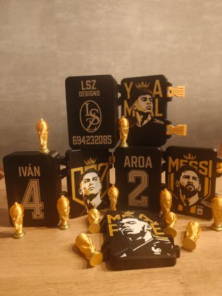 Estuche Cromos Mundial 2026 Messi CR7 Mbappé