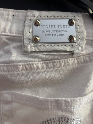Philipp Plein Jeans Blancos Slim Fit