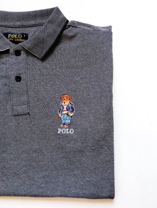Polo Ralph Lauren gris con oso