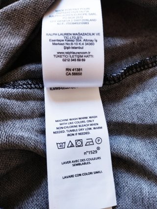 Polo Ralph Lauren gris con oso
