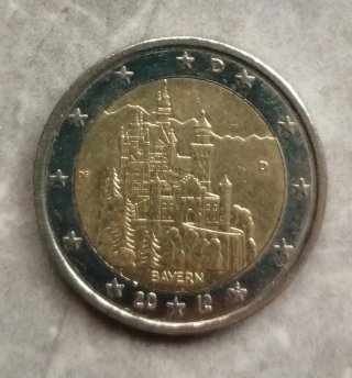 2€ Conmemorativa Alemania 2012.