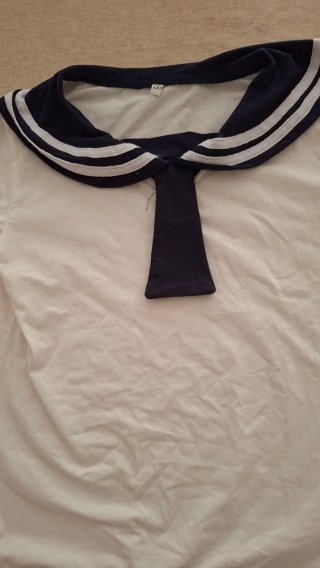 Conjunto falda y camiseta marinera