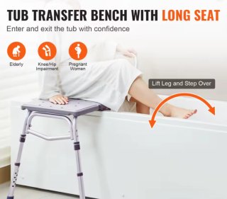 Banco de transferencia para bañera baño