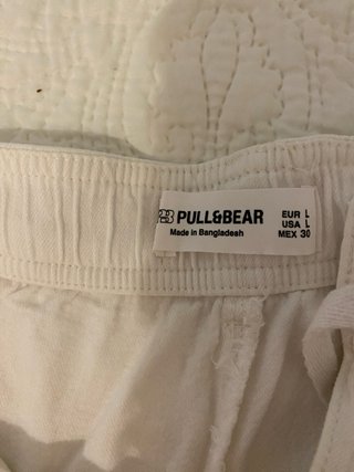 Pantalón cargo blanco