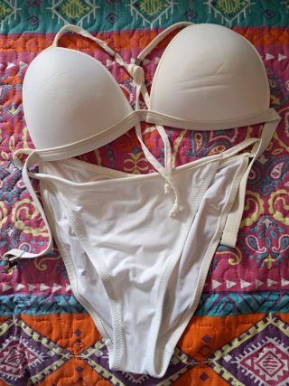 Costume da bagno bikini Pompea bianco