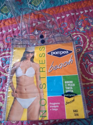 Costume da bagno bikini Pompea bianco