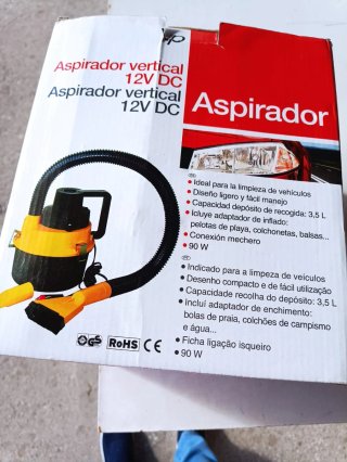 Aspirador Vertical 12V DC