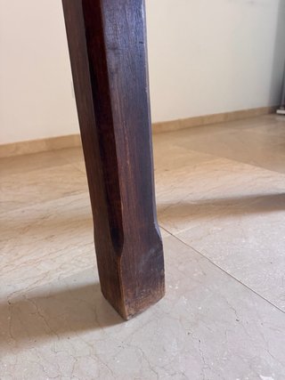 Mesa antigua de roble