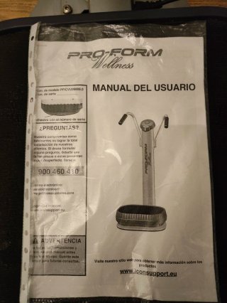 Plataforma Vibratoria Pro-Form Wellness
