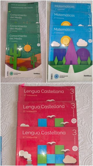 Libros Santillana construyendo mundos 3 primaria