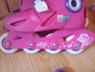 Patines, Casco, Protecciones Talla 30-32 Decathlon