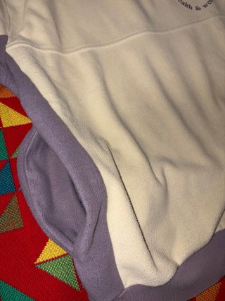 Sudadera ASOS beige y lila talla M