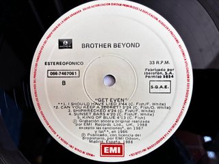 Vinilo LP Brother Beyond - Get Even