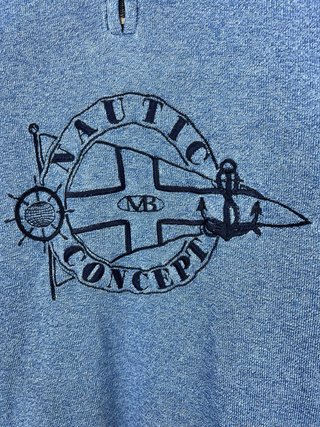 Sudadera Nautica Concept Media Cremallera