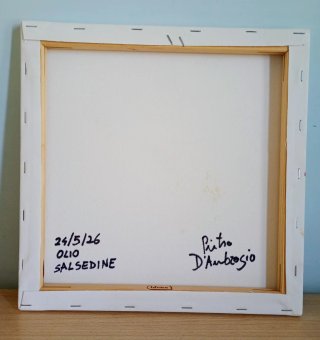 Quadro su tela paesaggio mare astratto 30x30