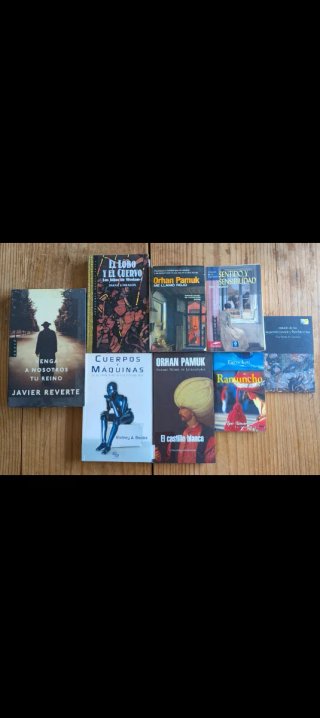 Lote 8 libros novelas Orhan Pamuk Javier Reverte